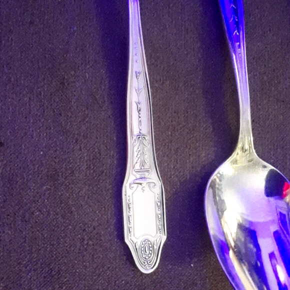 Antique Adolphi 1920s coffee spoon set - Picture 2 of 3